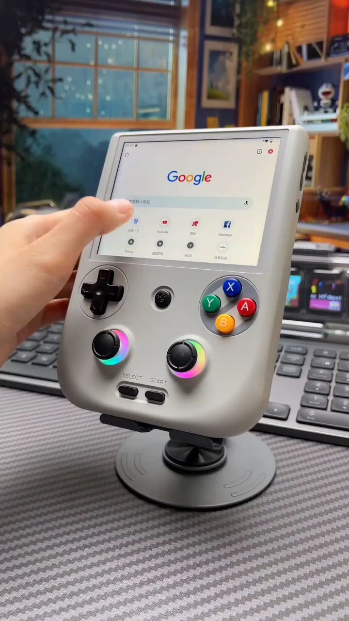 R36S 4-inch Touchscreen Retro Handheld Console