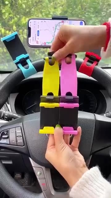 MACHSWON Steering Wheel Phone Mount Clip
