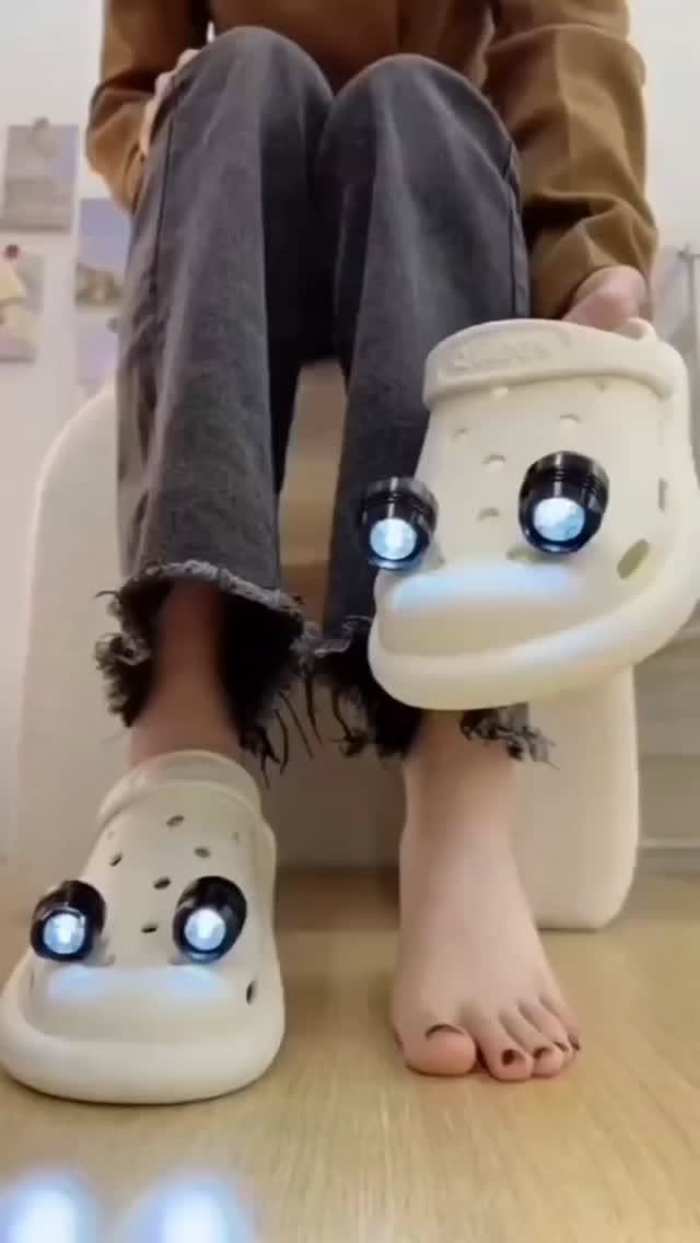Clog Flashlight Waterproof LED Shoe Charms