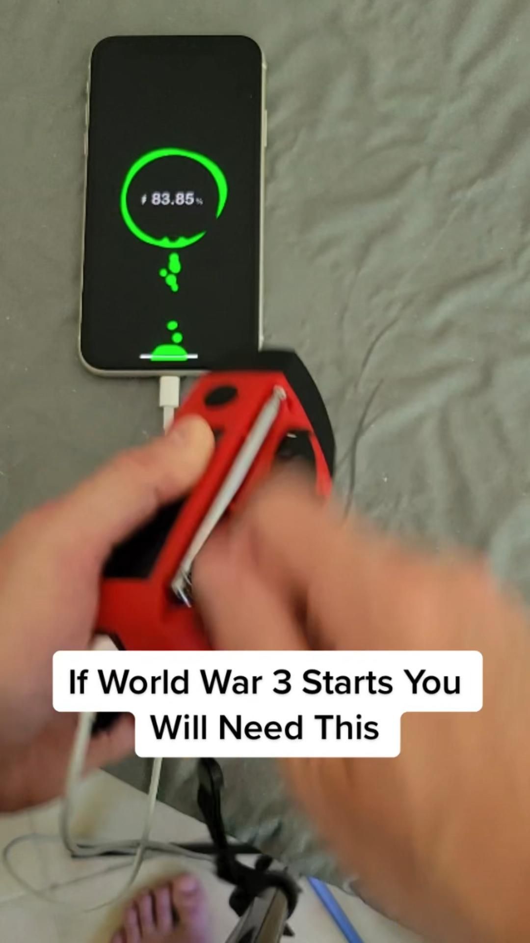 Hand Crank Emergency Power Bank Charger