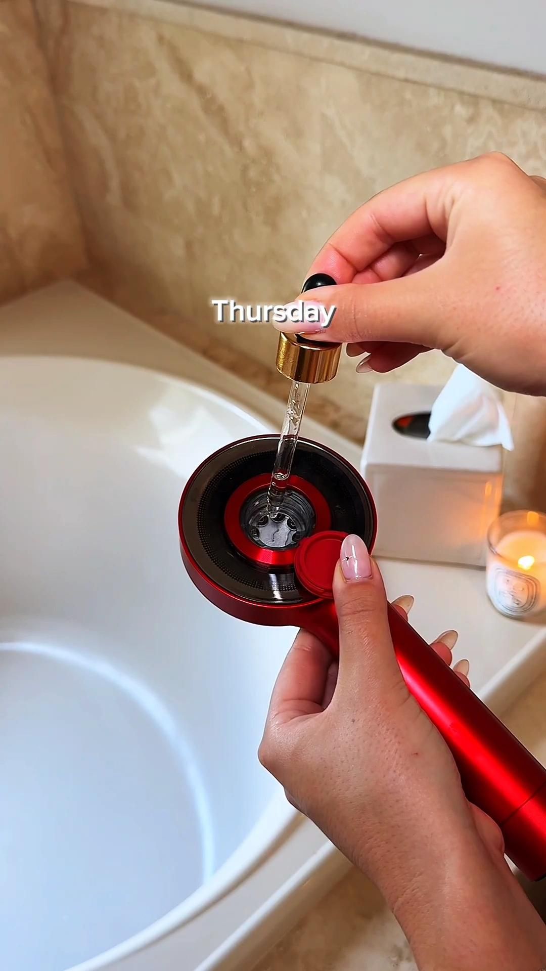 3-in-1 Red Light Oil Applicator Scalp Massager