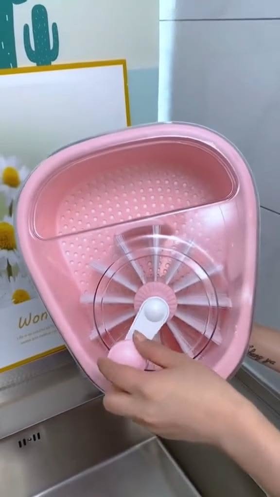 JOYMOOP Hand-Crank Fruit Washer Spinner