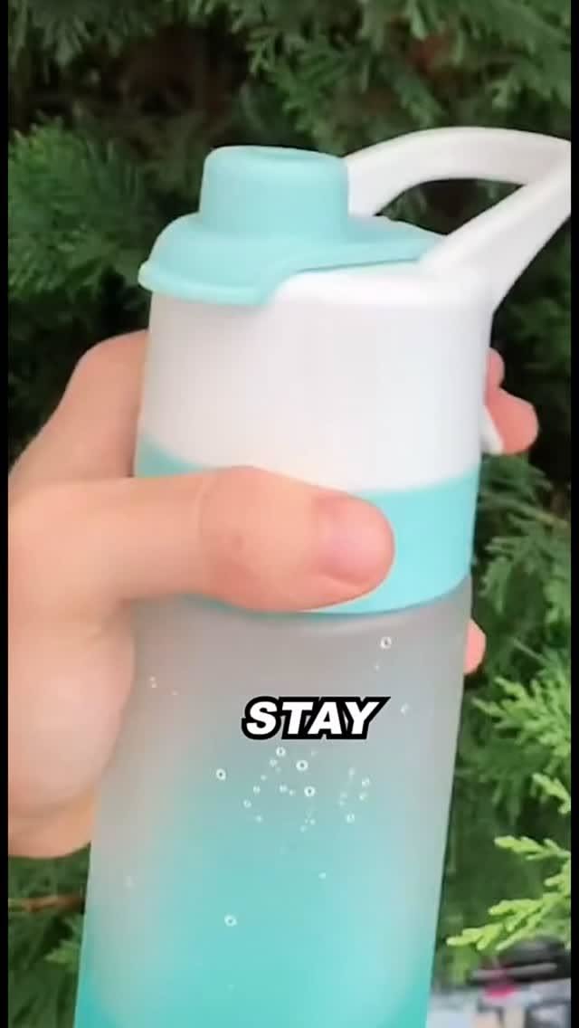 Hydra Mist Pump Spray Water Bottle