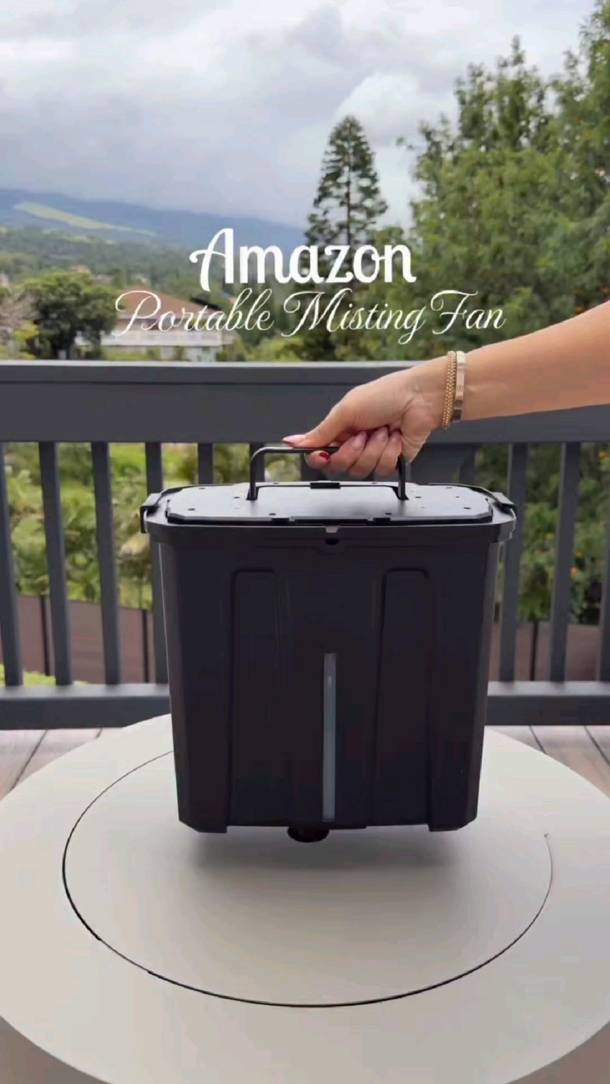 BrandAusic P30 Bucket Misting Fan
