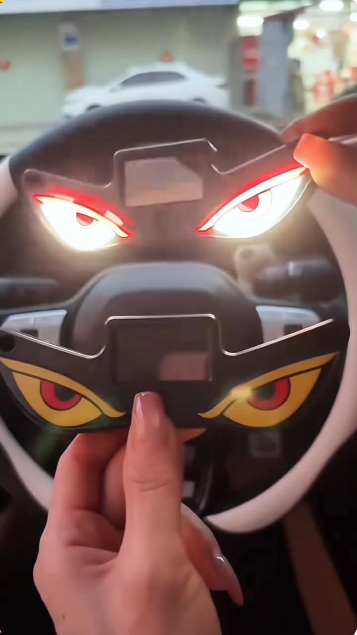 Solar Demon Eye LED Warning Window Light