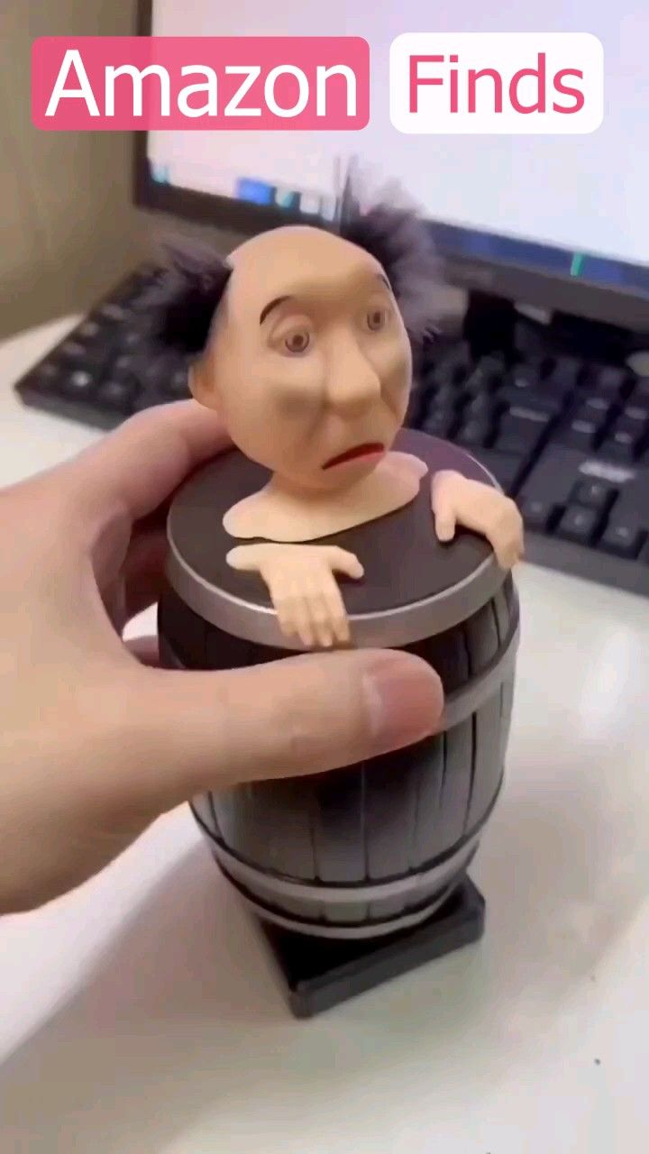 Funny Old Man Pop-Up Cigarette Dispenser