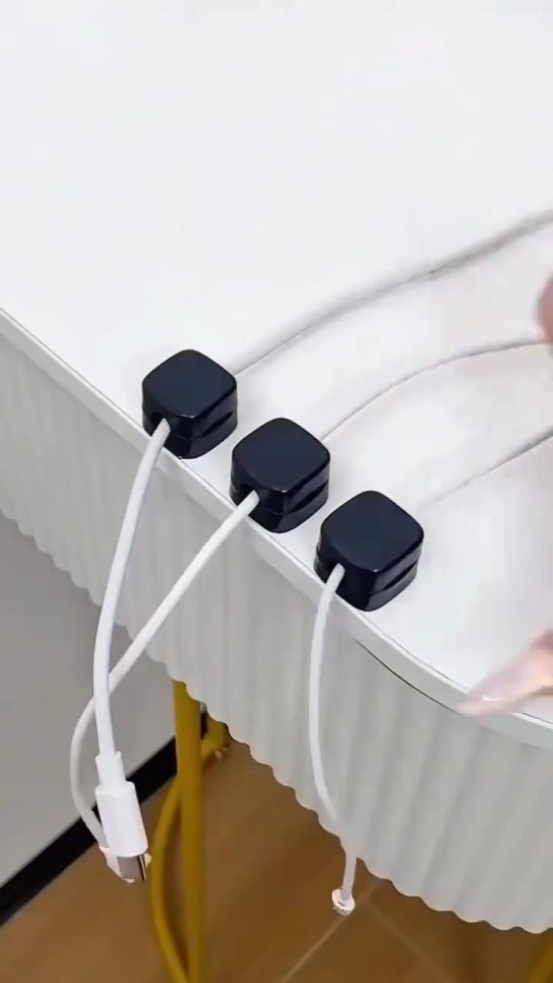 Magnetic Self-Adhesive Cord Organizer Clips