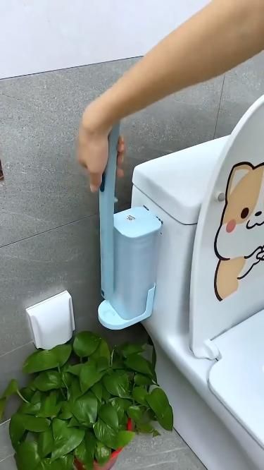 Disposable Sponge Head Toilet Brush Set