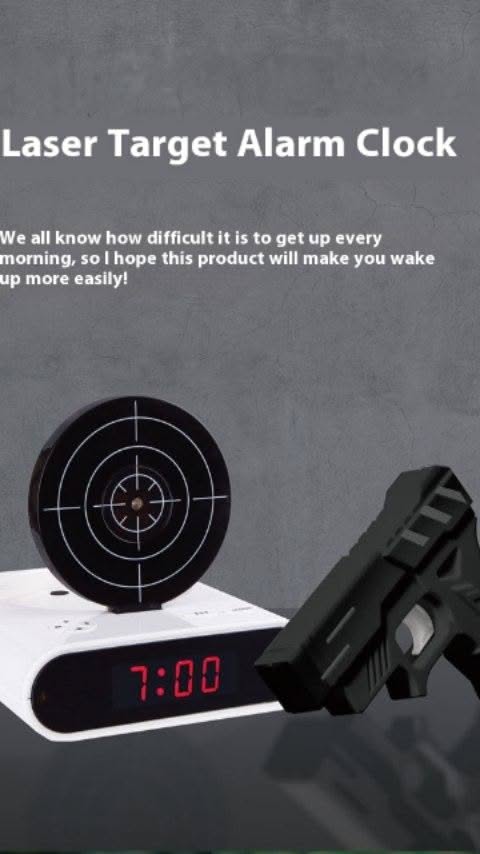 Mission Wake Laser Target Alarm Clock