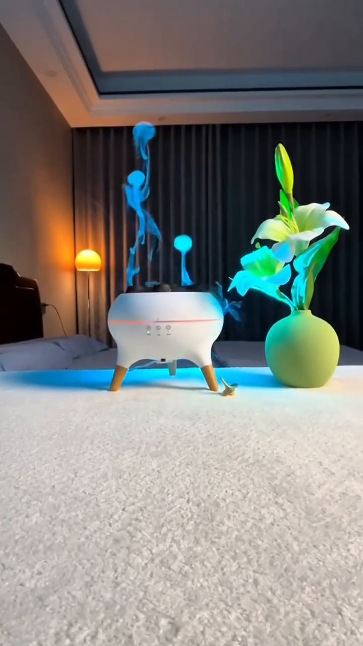 3-Nozzle Ultrasonic Aroma Diffuser with Colorful Mist