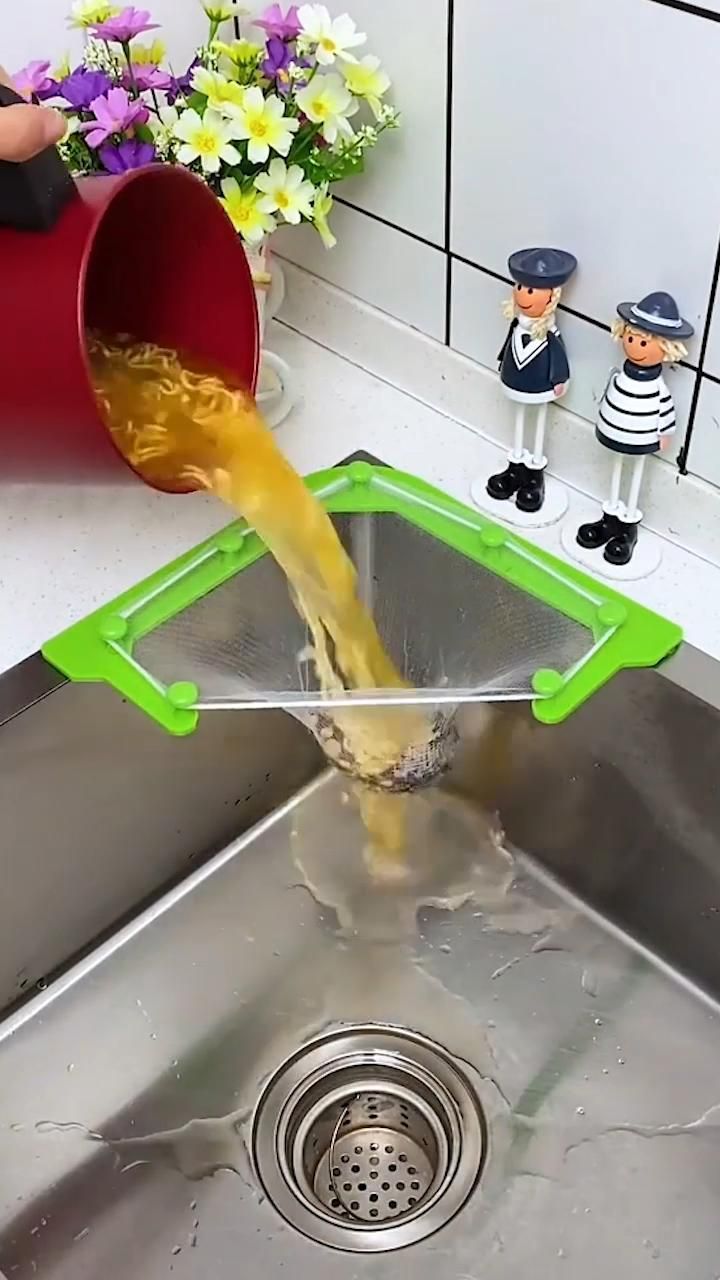Green Mesh Sink Food Catcher