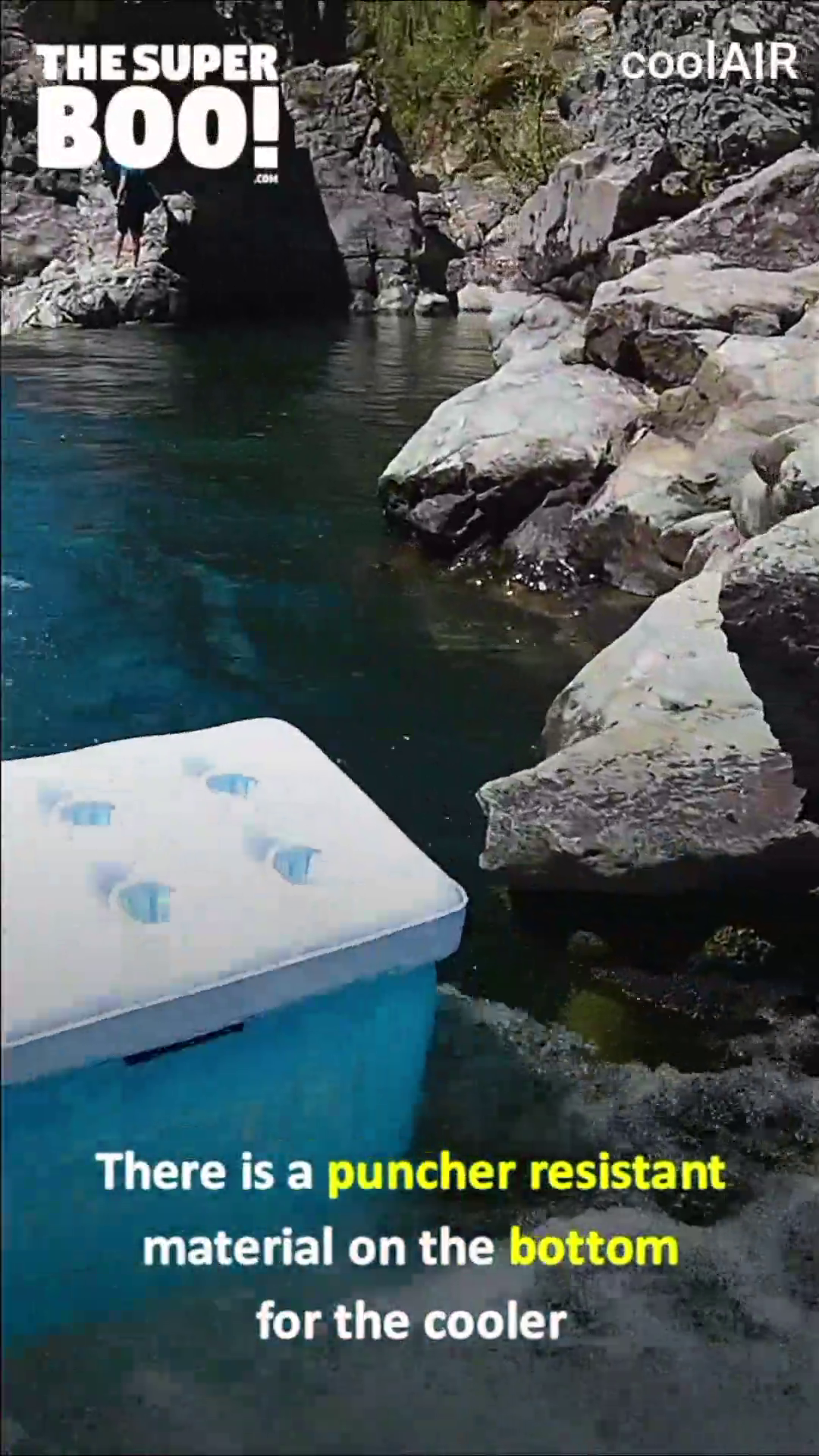 coolAIR Inflatable Floating Drink Cooler