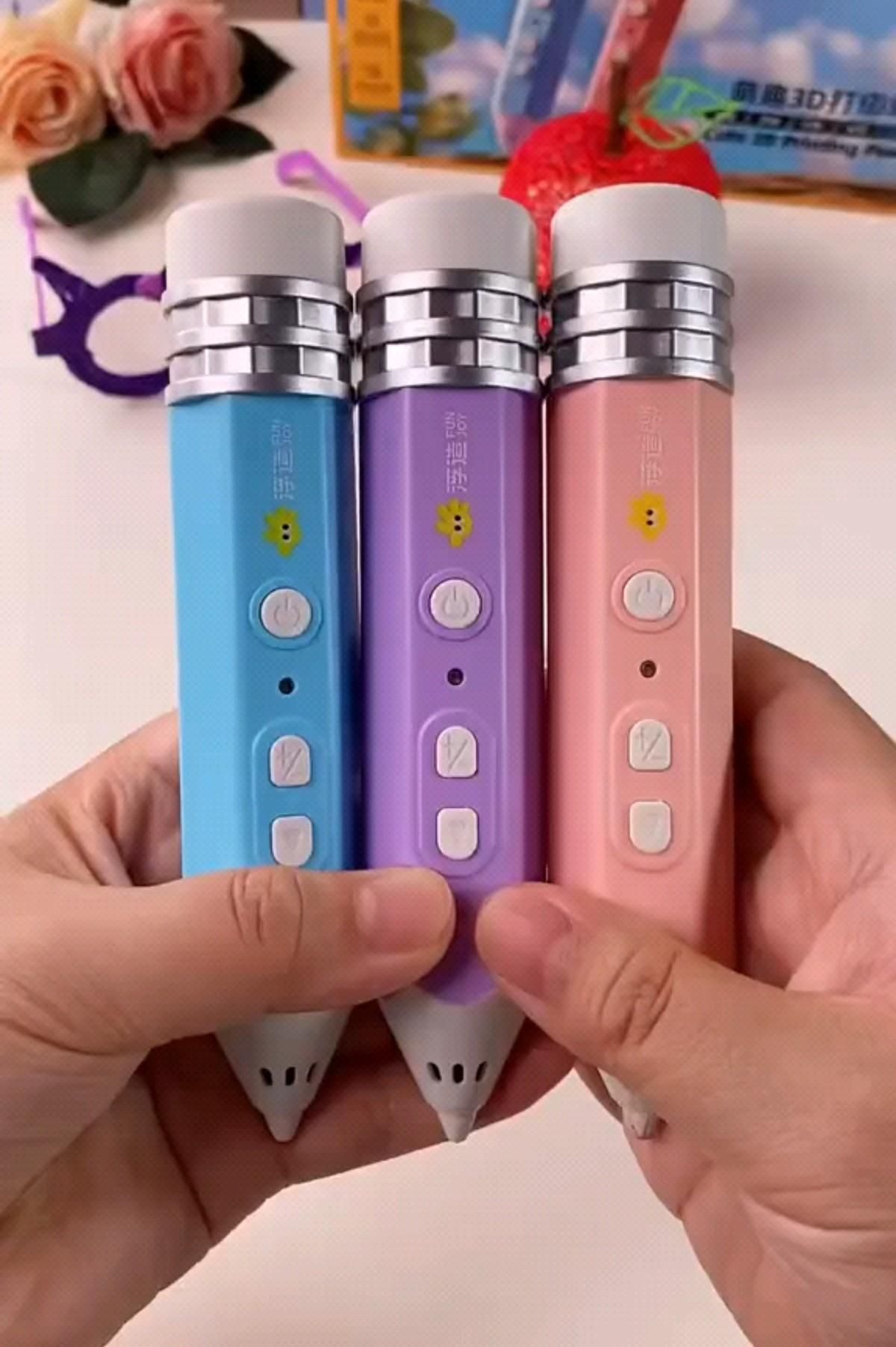 Cute 3D Printing Pen Colorful Creative Drawing Tool