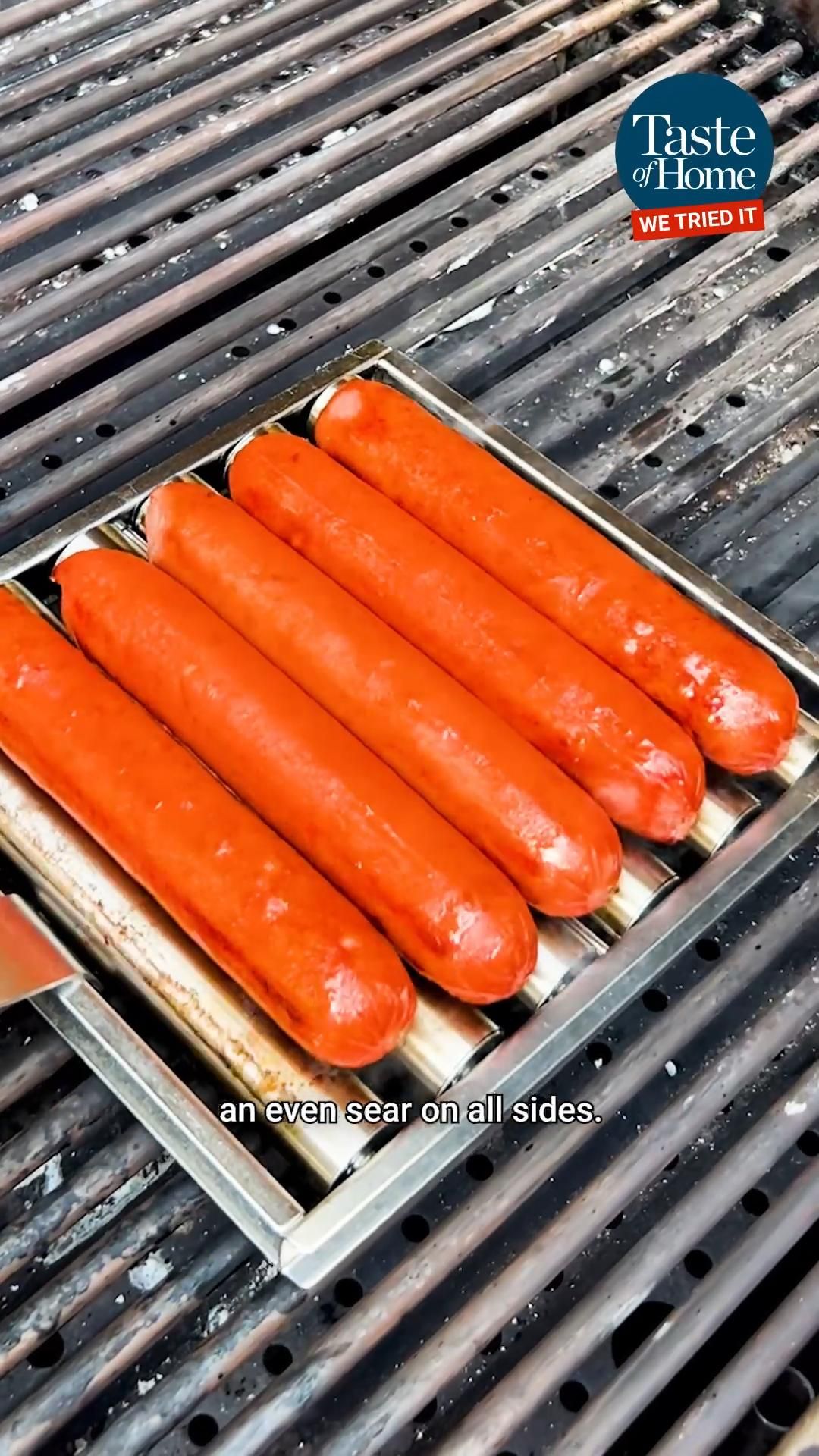 5-Roller Stainless Hot Dog Grill Roller