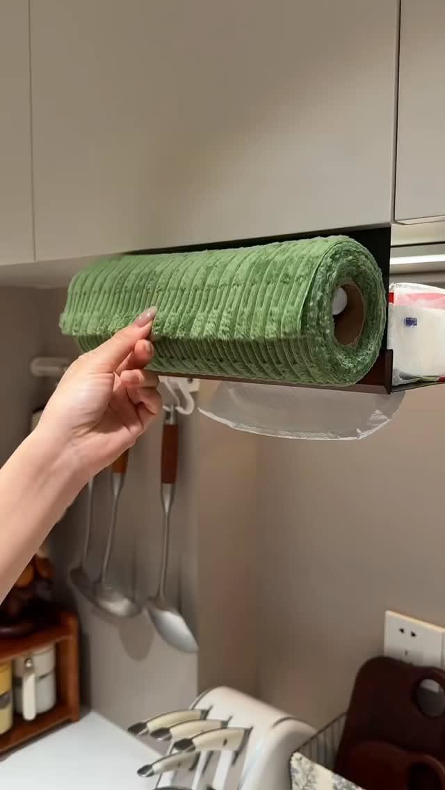 Reusable Ribbed Microfiber Cleaning Cloth Roll