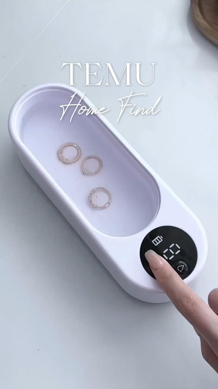 Portable Digital USB-C Ultrasonic Cleaner