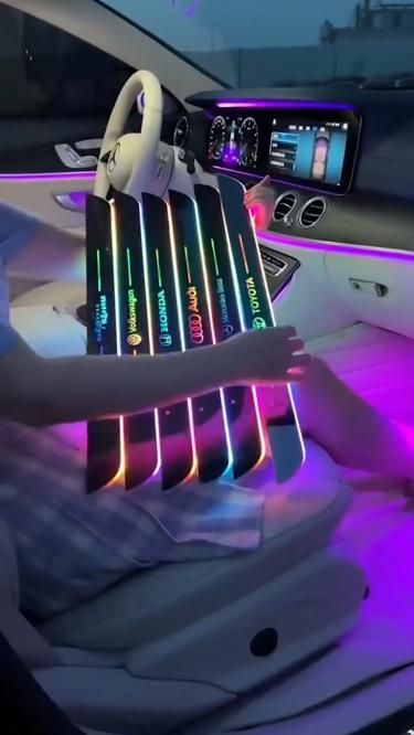 Universal RGB LED Door Sill Lights