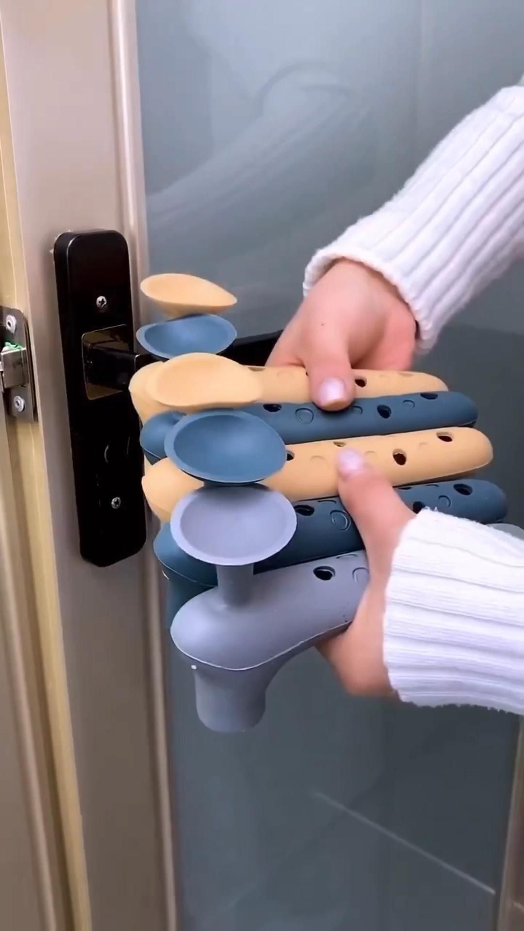 Silicone Suction Cup Silent Door Handle Cover