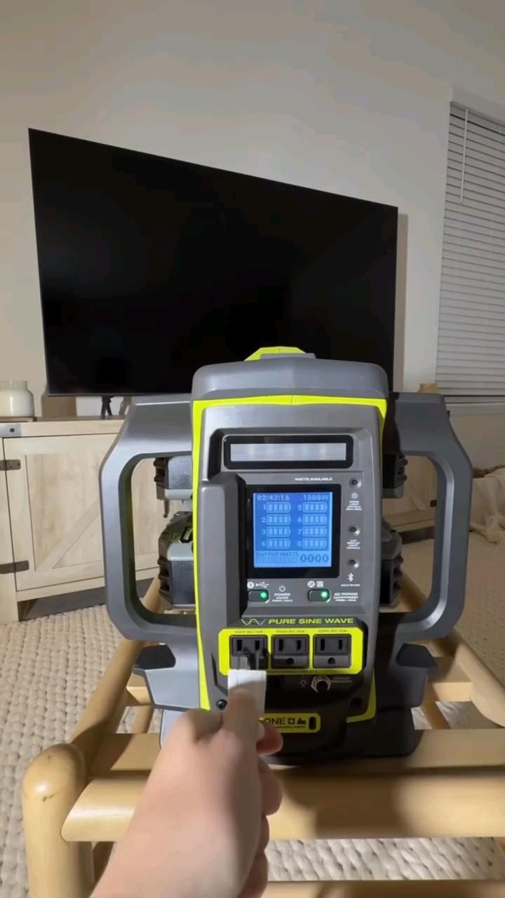 Ryobi ONE+ 1800W Battery Power Station