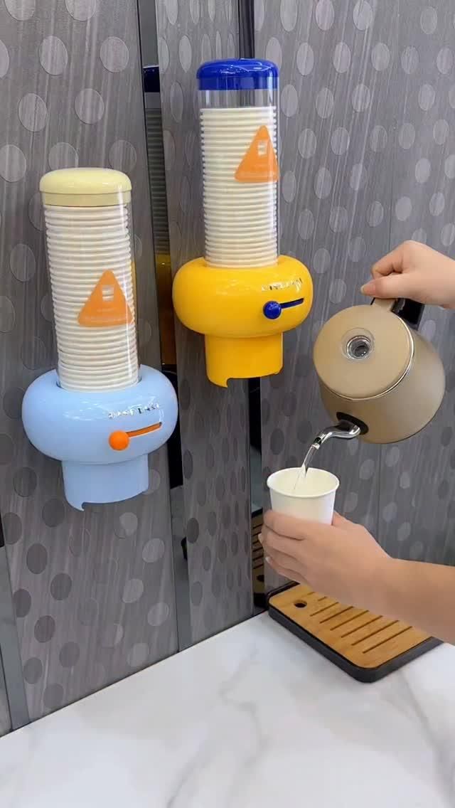 DISPENSI Sliding Single-Cup Wall Dispenser
