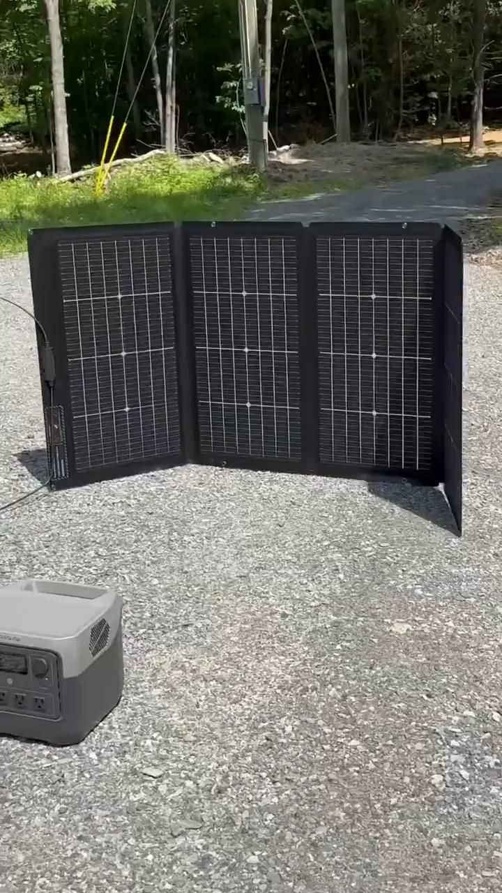 EcoFlow 220W Bifacial Foldable Solar Panel