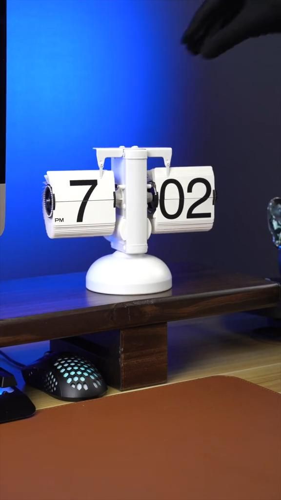 MIDCLOCK Retro Flip Display Desk Clock