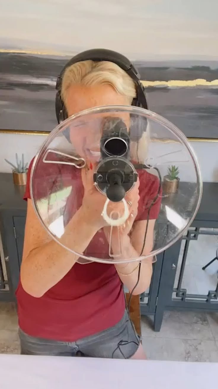 Hausbell 8x Monocular Parabolic Listening Device