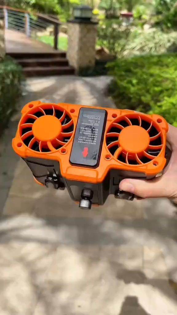 Dual-Motor Semiconductor Cooling Belt Fan