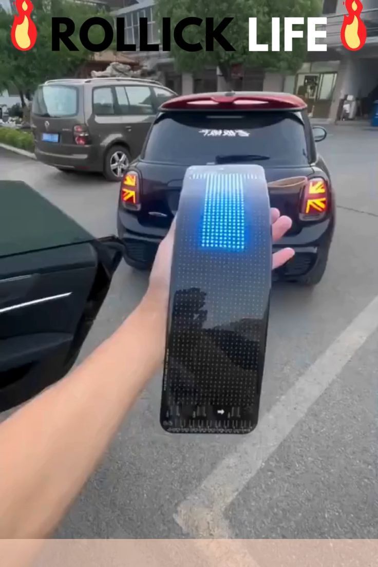App-Controlled LED Car Window Sign