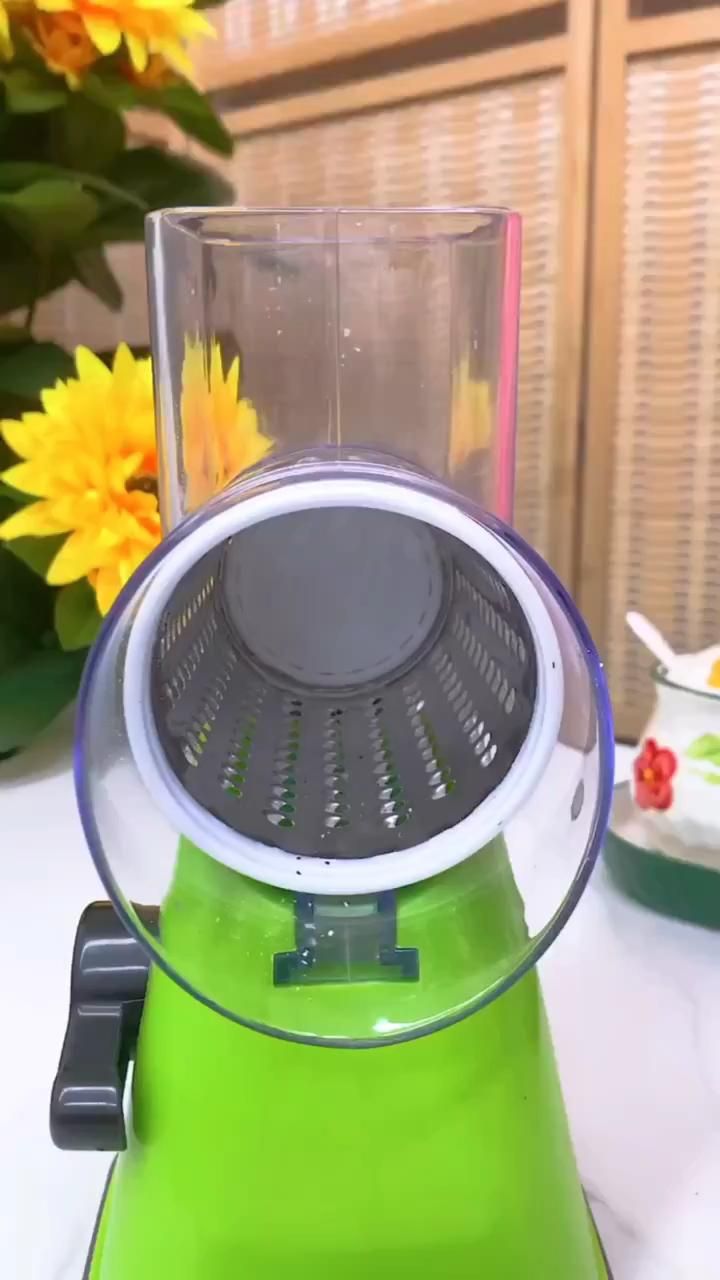 Manual Rotary Vegetable Slicer & Grater Kitchen Tool