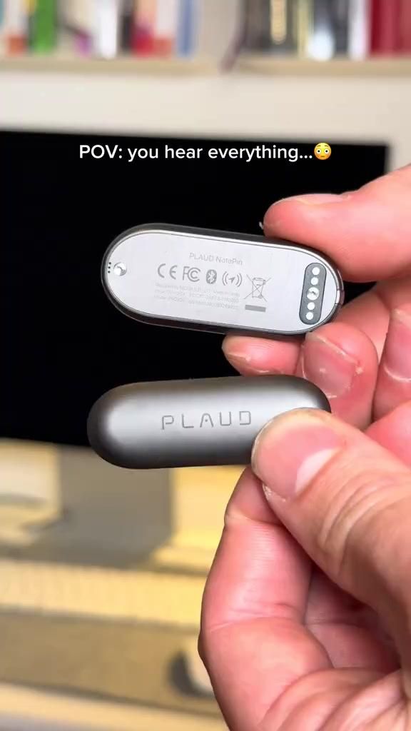 PLAUD NotePin AI Voice Recorder Pin