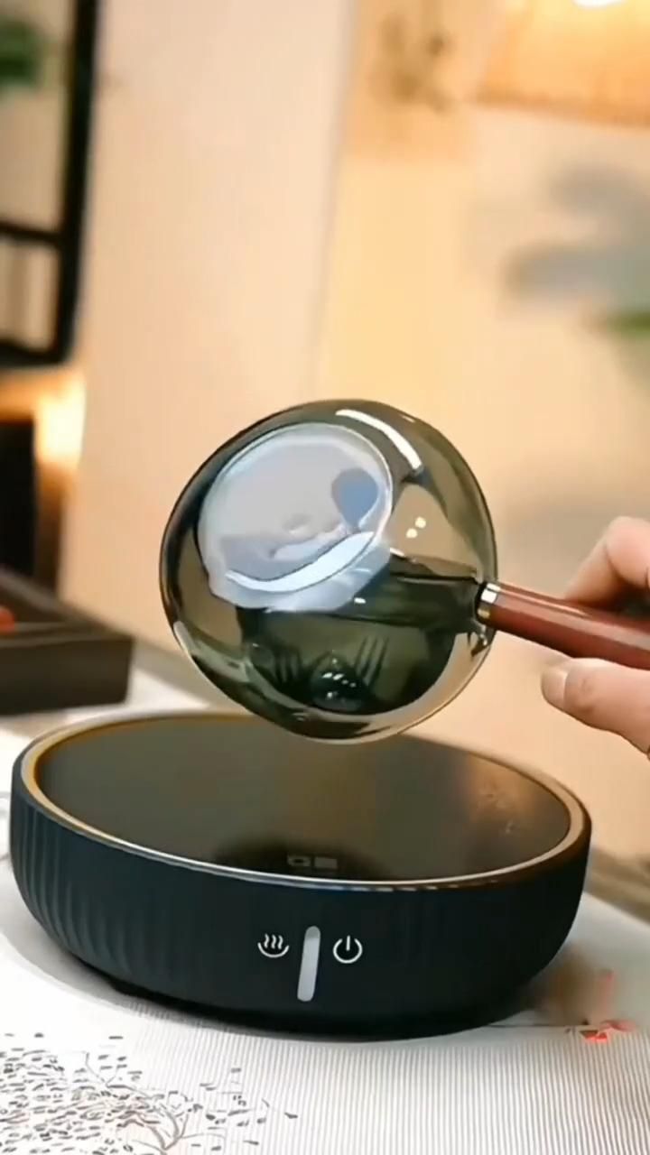 360° Rotating Lazy Teapot Glass Tea Set