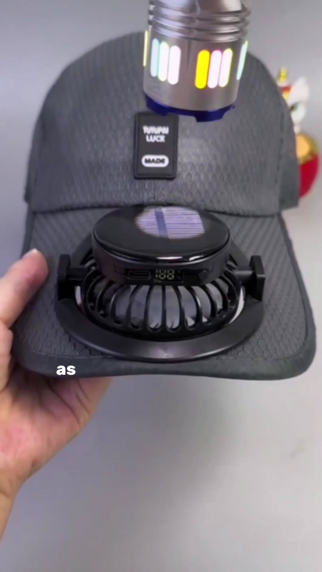 Solar Fan Cooling Cap