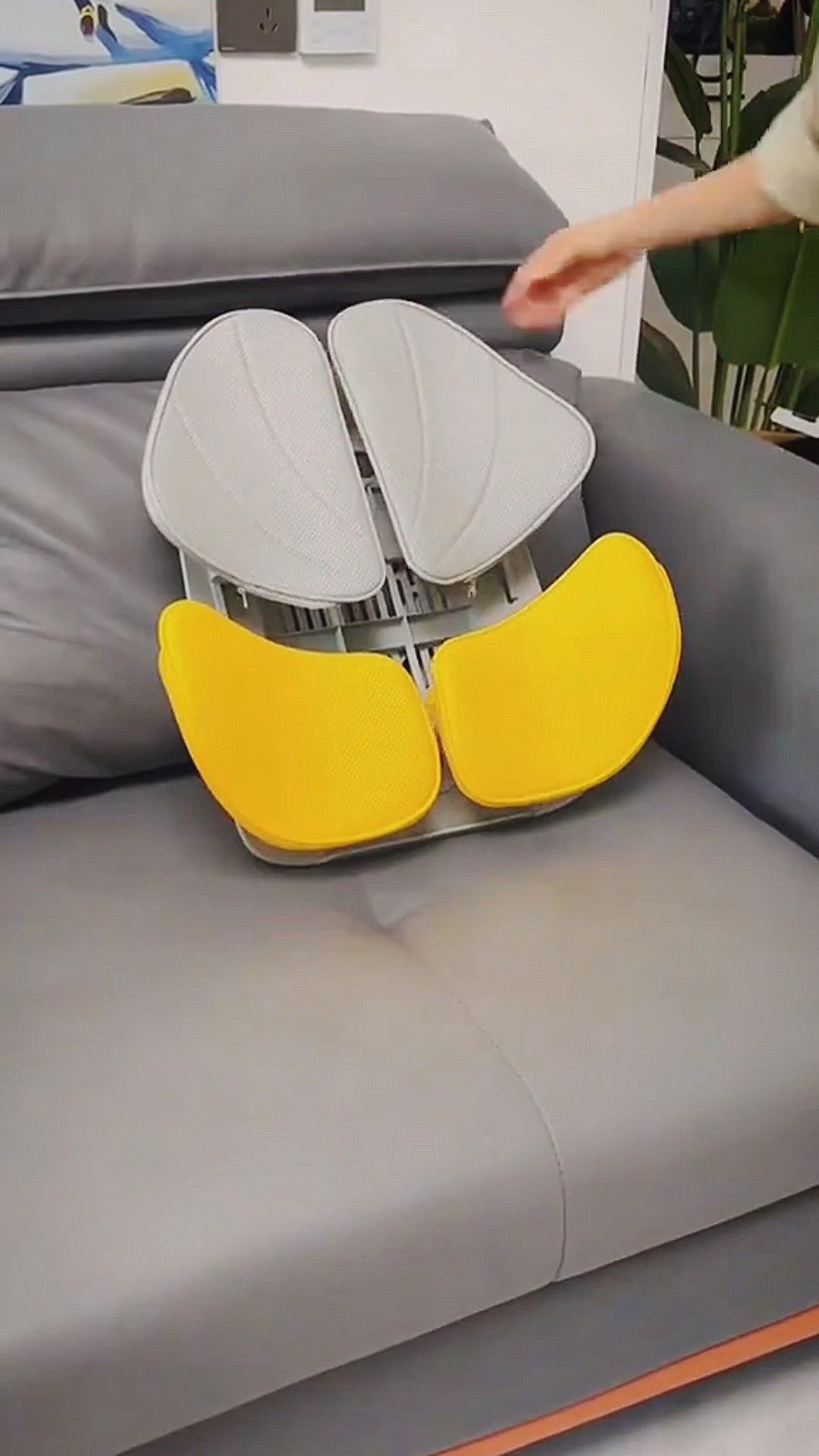 DemonLumbar Adjustable Zoning Support Pillow