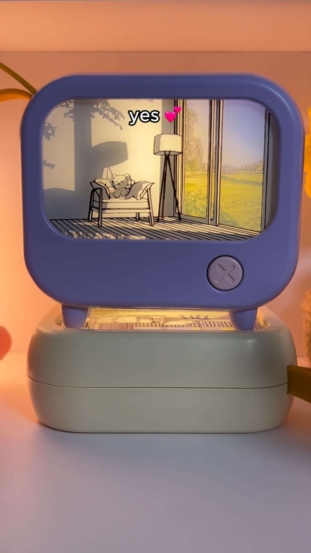Mini TV Light Up Painting Night Light