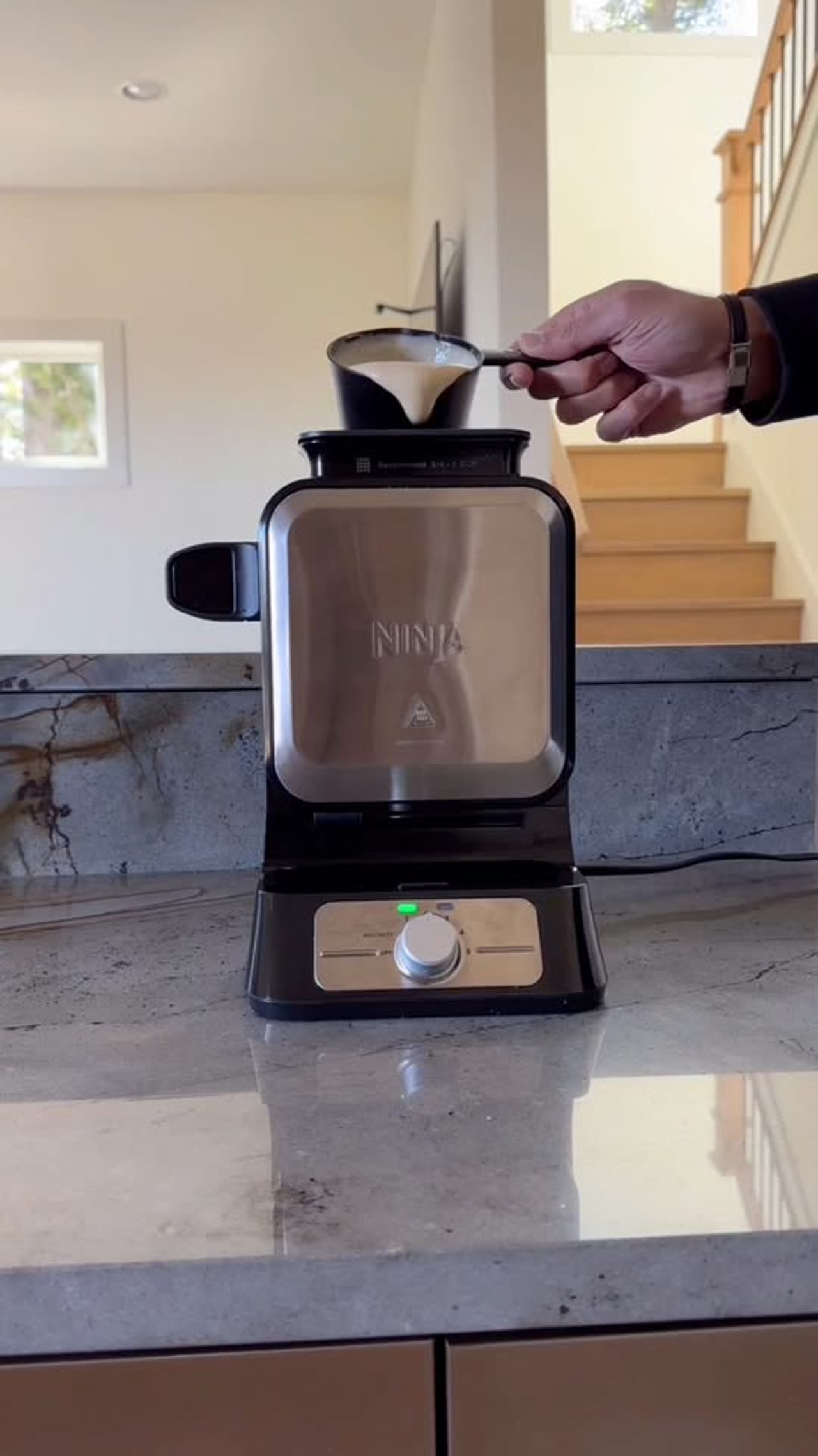 Ninja BW1001 NeverStick Vertical Waffle Maker