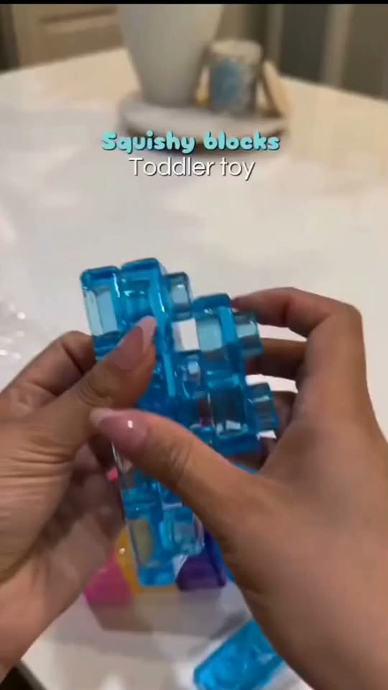 JOY SPOT! Jelly-Tactile 40PCS Building Blocks