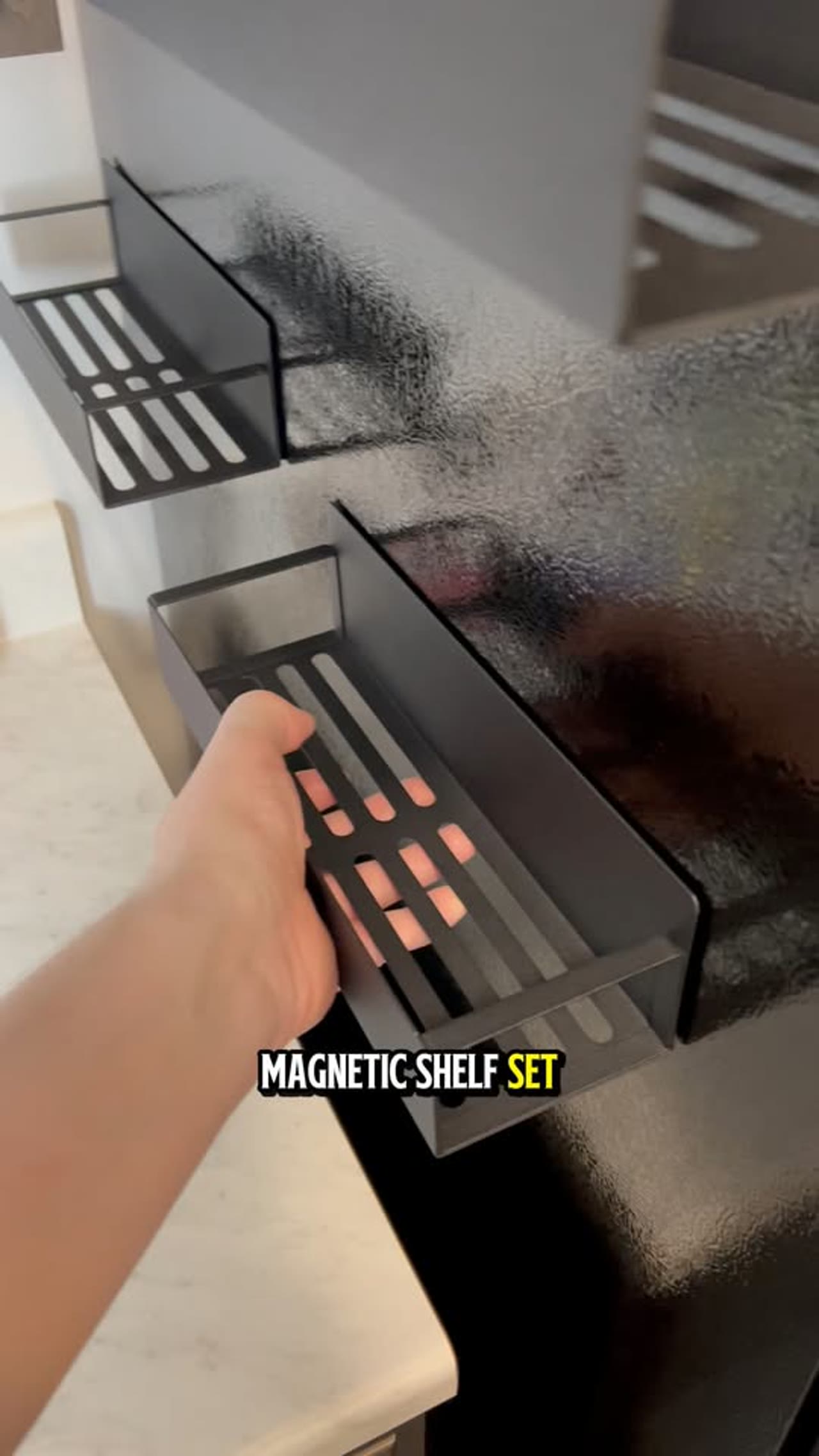 SETBAOO Magnetic Spice Rack Organizer Shelf