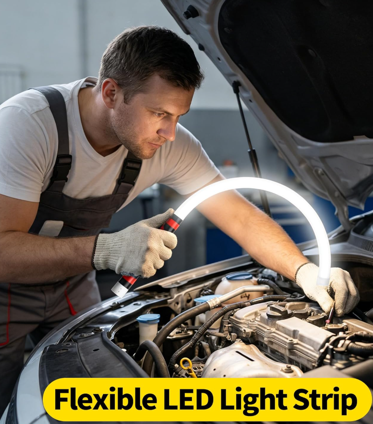 Flexible LED Light Strip Rechargeable Work Light