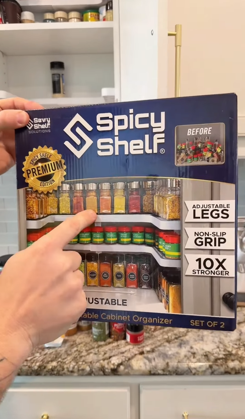 Spicy Shelf Premium Expandable Spice Rack Organizer