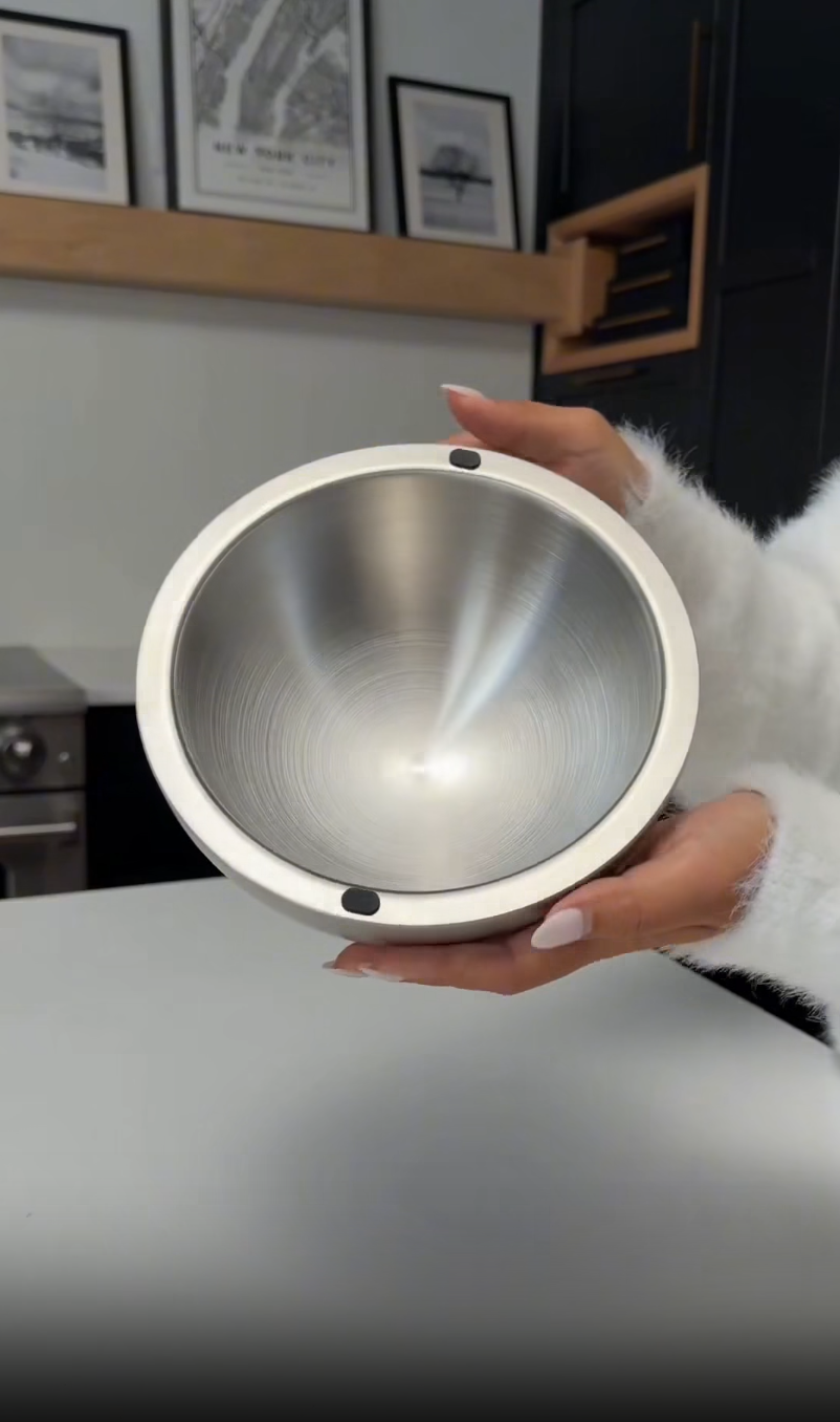 KoolCool Frozen Ice Stainless Steel Dip Chiller Bowl