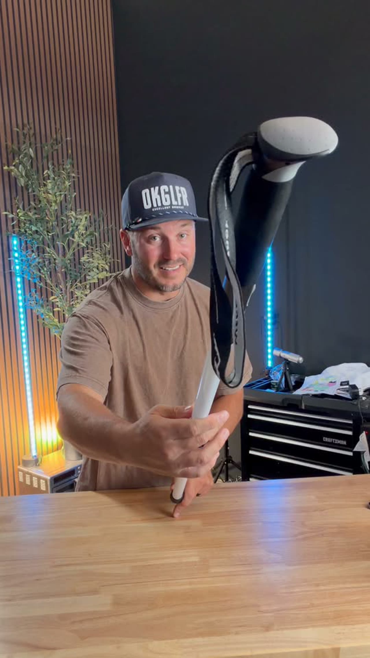 ECOMISTIQ Illuminated LED Hiking Stick