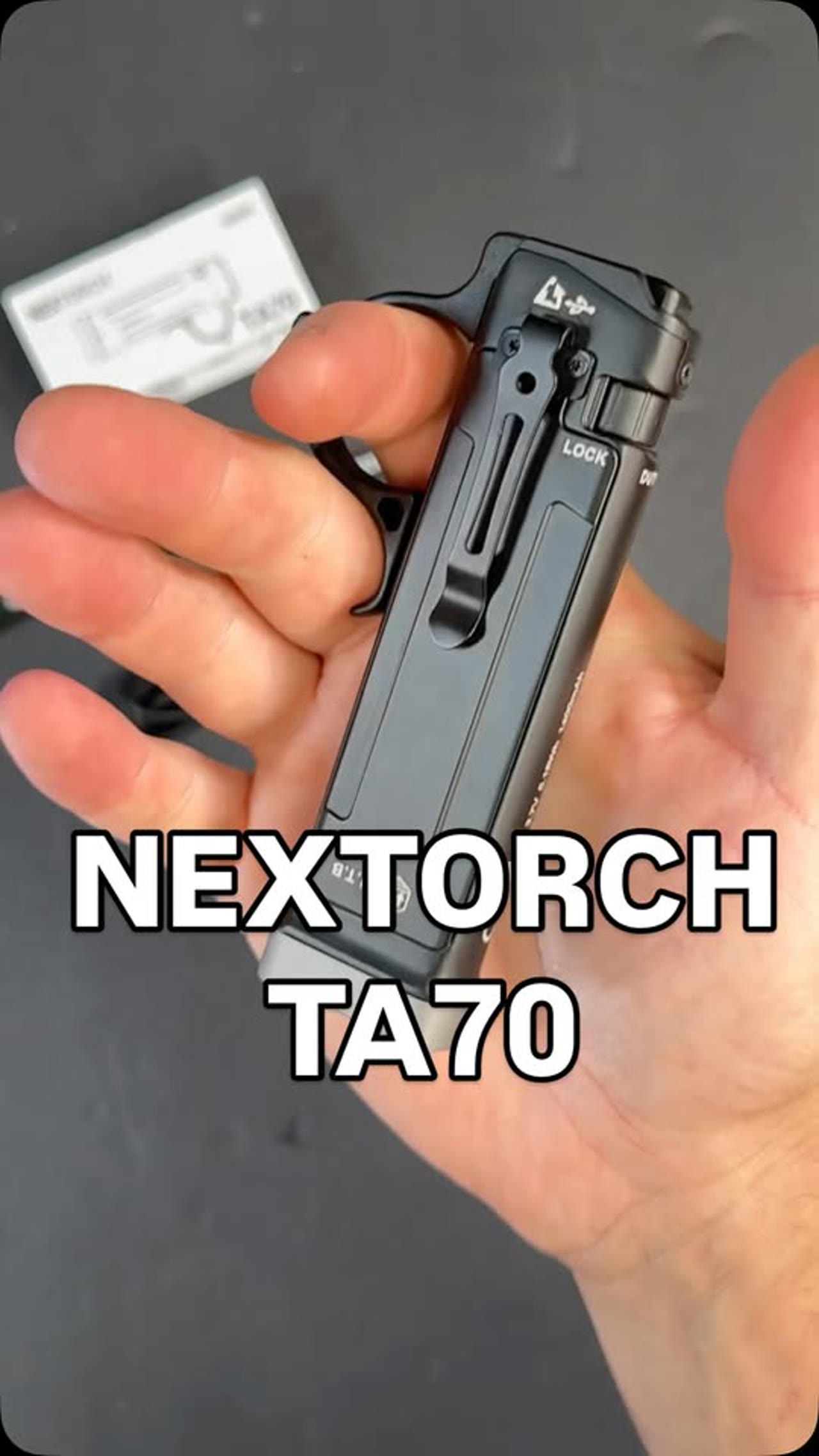 NEXTORCH TA70 Flat Tactical Flashlight
